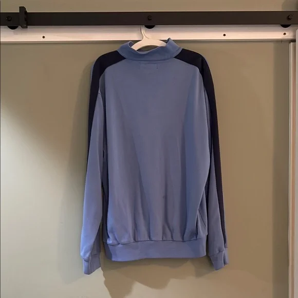 Ralph Lauren Blue Zip Up Sweater with Classic Style - Picture 5 of 9
